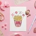 Funny 'Time Fries' Valentine's Card
