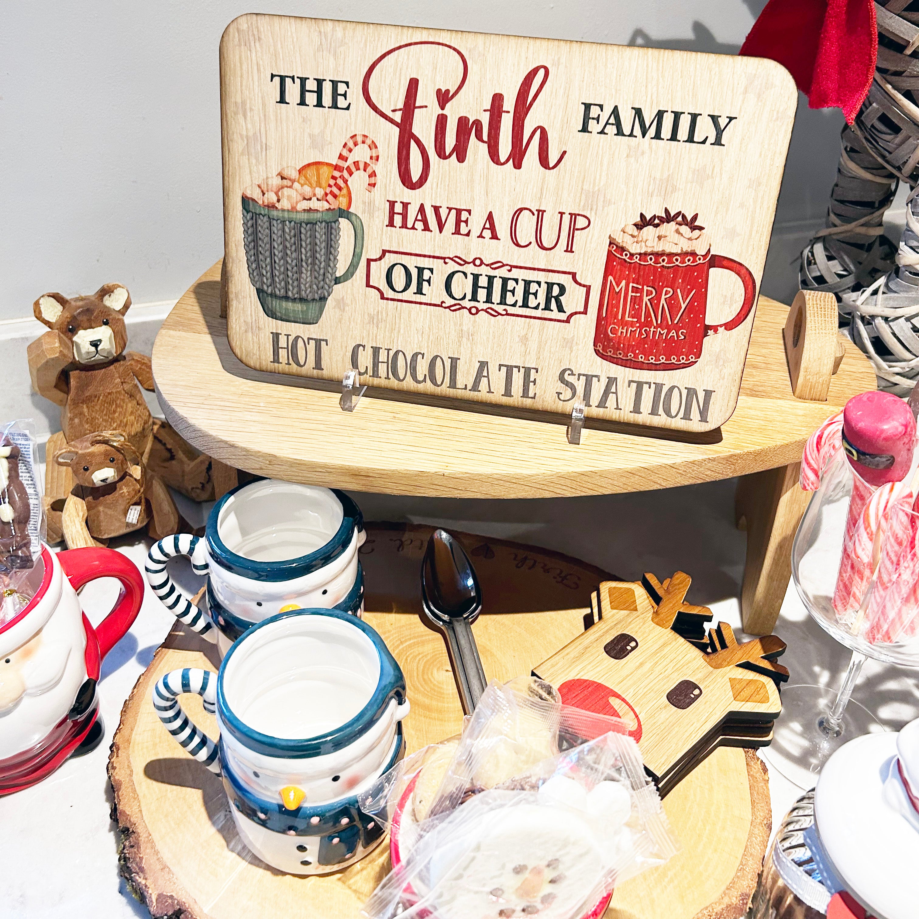 Personalised Hot Chocolate Station Sign