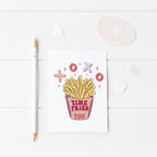 Funny 'Time Fries' Valentine's Card