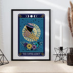 Tarot Coffee Lover Typographical Print