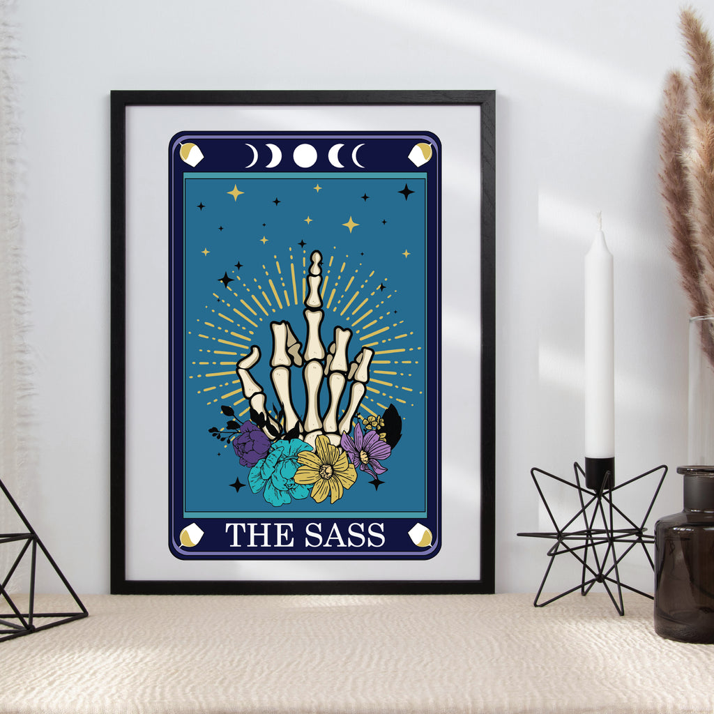 The Sass Tarot Style Print