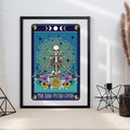 Zero Fucks Funny Tarot Style Print