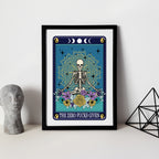 Zero Fucks Funny Tarot Style Print