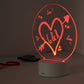 Personalised Love Valentine's Personalised LED Light