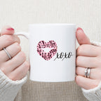 Leopard Print Love Mug