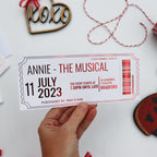 Foil Ticket Gift Voucher