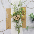 Personalised Wooden Heart Name Setting