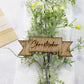 Personalised Ribbon Wooden Place Table Setting