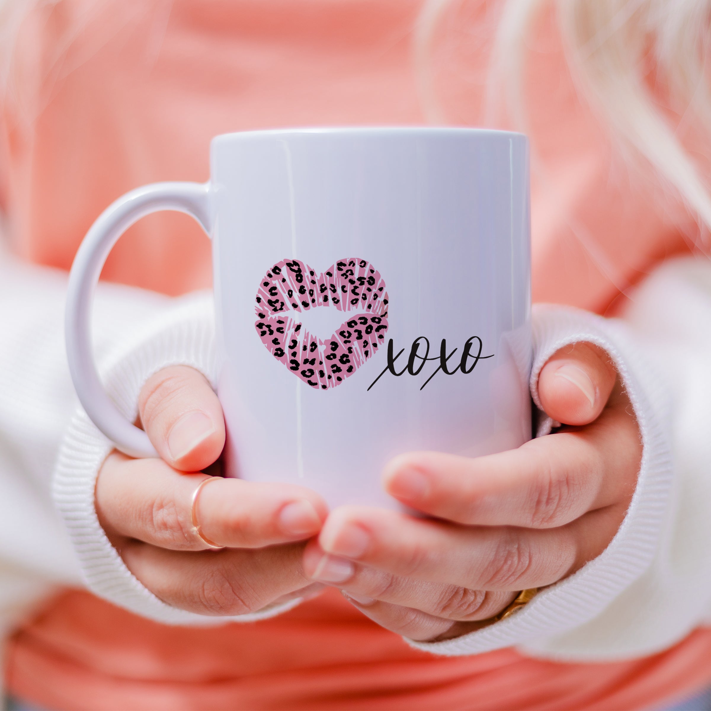 Leopard Print Love Mug