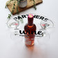 wine bottle and glass holder acrylic birthday gift gift for friend