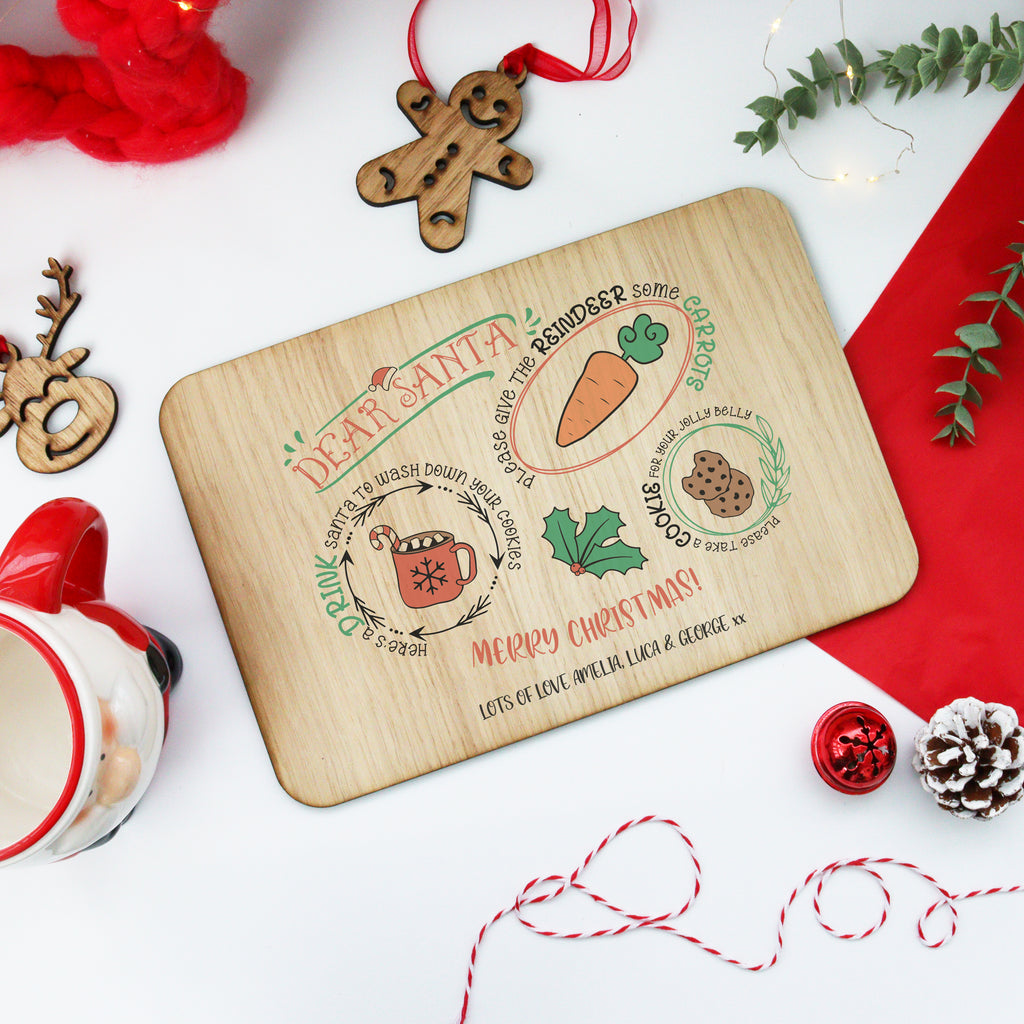 Personalised Santa Plate Board