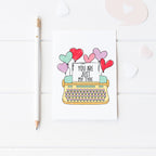 You Are Just My Type Valentine's Card