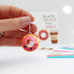 you are the donut to my coffee acrylic earrings handmade in UK laser cut earrings